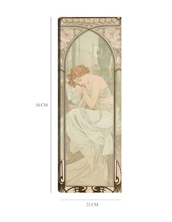 Foto 5 | Foto 5 | Cuadro Decorativo - Repos De La Nuit (1899)- Alphonse Mucha - Fotografía - 21x56 - Impresión En Lienzo - Fine Art Tj