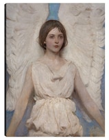 Cuadro Decorativo - Ángel (1887)- Abbott Handerson Thayer - Religión - 69x92 - Impresión En Lienzo - Fine Art Tj