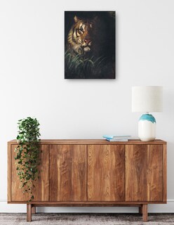 Foto 2 | Foto 2 | Cuadro Decorativo - Cabeza De Tigre (hacia 1874)- Abbott Handerson Thayer - Animales - 69x92 - Impresión En Lienzo - Fine Art Tj