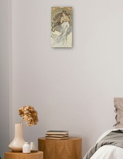 Foto 2 | Foto 2 | Cuadro Decorativo - Las Artes 1 (1898)- Alphonse Mucha - Fotografía - 34x64 - Impresión En Lienzo - Fine Art Tj