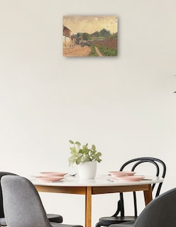 Foto 2 | Foto 2 | Cuadro Decorativo - Marly El Rey- Alfred Sisley - Religión - 69x92 - Impresión En Lienzo - Fine Art Tj
