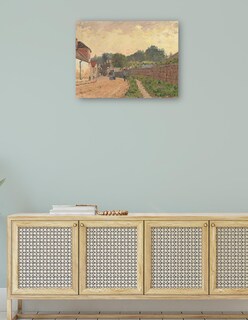 Foto 4 | Foto 4 | Cuadro Decorativo - Marly El Rey- Alfred Sisley - Religión - 69x92 - Impresión En Lienzo - Fine Art Tj