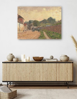 Foto 5 | Foto 5 | Cuadro Decorativo - Marly El Rey- Alfred Sisley - Religión - 69x92 - Impresión En Lienzo - Fine Art Tj