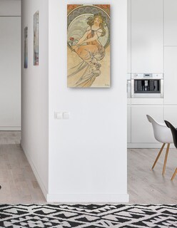 Foto 4 | Foto 4 | Cuadro Decorativo - Las Artes 3 (1898)- Alphonse Mucha - Fotografía - 54x102 - Impresión En Lienzo - Fine Art Tj