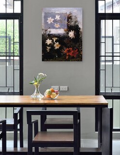 Foto 4 | Foto 4 | Cuadro Decorativo - Estudios Florales (hacia 1886)- Abbott Handerson Thayer - Floral - 69x92 - Impresión En Lienzo - Fine Art Tj