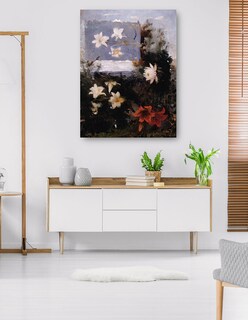 Foto 5 | Foto 5 | Cuadro Decorativo - Estudios Florales (hacia 1886)- Abbott Handerson Thayer - Floral - 69x92 - Impresión En Lienzo - Fine Art Tj