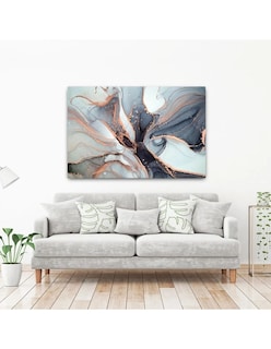 Foto 2 | Foto 2 | Cuadro Marmol Textura Dorada Canvas Decorativo Moderno 4k 120x80 Cm