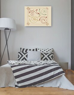 Foto 2 | Foto 2 | Cuadro Decorativo - Diseño Abstracto Basado En Arabescos. (1900)- Alphonse Mucha - 46x61 - Impresión En Lienzo - Fine Art Tj