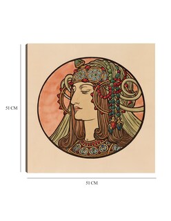 Foto 5 | Foto 5 | Cuadro Decorativo - Vidriera Para La Fachada De La Boutique Fouquet Iv- Alphonse Mucha-51x51- Impresión En Lienzo - Fine Art Tj