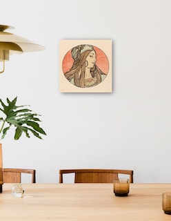 Foto 3 | Foto 3 | Cuadro Decorativo - Vidriera Para La Fachada De La Boutique Fouquet Ii- Alphonse Mucha-31x31 - Impresión En Lienzo - Fine Art Tj