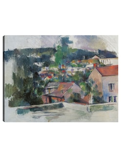 Foto 1 | Foto 1 | Cuadro Decorativo - Paisaje- Paul Cézanne - Religión - 28x36 - Impresión En Lienzo - Fine Art Tj