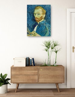 Foto 3 | Foto 3 | Cuadro Decorativo - Autorretrato 1889- Vincent Van Gogh - Fotografía - 46x61 - Impresión En Lienzo - Fine Art Tj