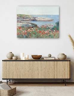Foto 5 | Foto 5 | Cuadro Decorativo - Amapolas, Isles Of Shoals, 1891- Childe Hassam - Costa - 46x61 - Impresión En Lienzo - Fine Art Tj