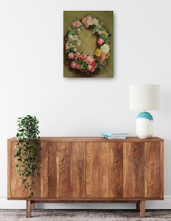 Foto 2 | Foto 2 | Cuadro Decorativo - Couronne De Roses (hacia 1858)- Pierre-auguste Renoir - Floral - 28x36 - Impresión En Lienzo - Fine Art Tj