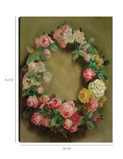 Foto 6 | Foto 6 | Cuadro Decorativo - Couronne De Roses (hacia 1858)- Pierre-auguste Renoir - Floral - 28x36 - Impresión En Lienzo - Fine Art Tj