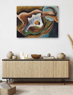Foto 5 | Foto 5 | Cuadro Decorativo - Cabra (1935)- Arthur Dove - Religión - 28x36 - Impresión En Lienzo - Fine Art Tj
