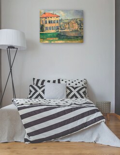 Foto 3 | Foto 3 | Cuadro Decorativo - Casa En Aix (1885 - 1887)- Paul Cézanne - Religión - 46x61 - Impresión En Lienzo - Fine Art Tj