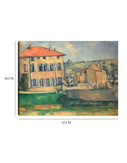 Foto 6 | Foto 6 | Cuadro Decorativo - Casa En Aix (1885 - 1887)- Paul Cézanne - Religión - 46x61 - Impresión En Lienzo - Fine Art Tj
