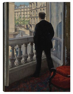 Foto 1 | Foto 1 | Cuadro Decorativo - Joven En Su Ventana (1876)- Gustave Caillebotte - Fotografía - 107x143 - Impresión En Lienzo - Fine Art Tj