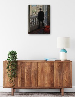 Foto 2 | Foto 2 | Cuadro Decorativo - Joven En Su Ventana (1876)- Gustave Caillebotte - Fotografía - 107x143 - Impresión En Lienzo - Fine Art Tj