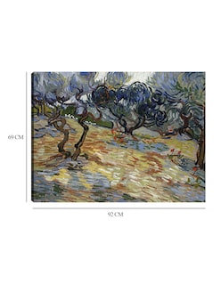 Foto 6 | Foto 6 | Cuadro Decorativo - Olivos- Vincent Van Gogh - Paisaje - 69x92 - Impresión En Lienzo - Fine Art Tj