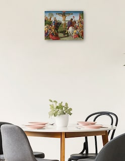 Foto 2 | Foto 2 | Cuadro Decorativo - La Crucifixión- Benvenuto Di Giovanni - Religión - 69x92 - Impresión En Lienzo - Fine Art Tj