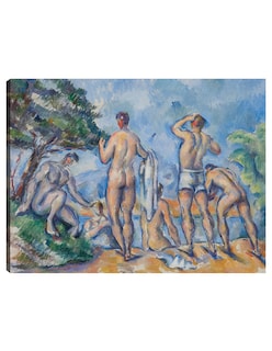 Foto 1 | Foto 1 | Cuadro Decorativo - Bañistas (1890-1892)- Paul Cézanne - Religión - 28x36 - Impresión En Lienzo - Fine Art Tj