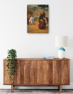 Foto 2 | Foto 2 | Cuadro Decorativo - Alejandro Y Bucéfalo- Edgar Degas - Fotografía - 46x61 - Impresión En Lienzo - Fine Art Tj