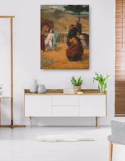 Foto 5 | Foto 5 | Cuadro Decorativo - Alejandro Y Bucéfalo- Edgar Degas - Fotografía - 46x61 - Impresión En Lienzo - Fine Art Tj