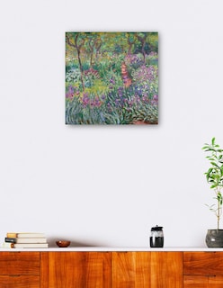 Foto 5 | Foto 5 | Cuadro Decorativo - El Jardín Del Artista En Giverny (1900)- Claude Monet - Floral - 51x51 - Impresión En Lienzo - Fine Art Tj