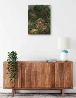 Foto 2 | Foto 2 | Cuadro Decorativo - Jardín De Flores (1884)- Gustave Caillebotte - Paisaje - 69x92 - Impresión En Lienzo - Fine Art Tj