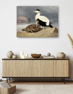 Foto 5 | Foto 5 | Cuadro Decorativo - Kaksi Haahkaa (1867)- Ferdinand Von Wright - Religión - 69x92 - Impresión En Lienzo - Fine Art Tj