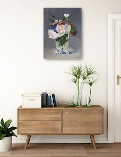 Foto 3 | Foto 3 | Cuadro Decorativo - Flores En Un Jarrón De Cristal (c. 1882)- Edouard Manet - Floral - 69x92 - Impresión En Lienzo - Fine Art Tj