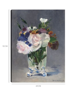 Foto 6 | Foto 6 | Cuadro Decorativo - Flores En Un Jarrón De Cristal (c. 1882)- Edouard Manet - Floral - 69x92 - Impresión En Lienzo - Fine Art Tj