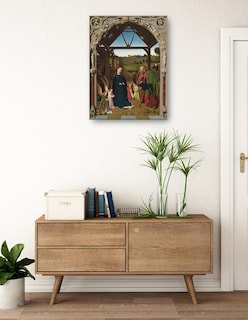 Foto 3 | Foto 3 | Cuadro Decorativo - La Natividad, C. 1450- Petrus Christus - Religión - 107x143 - Impresión En Lienzo - Fine Art Tj