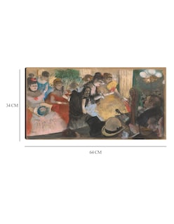 Foto 6 | Foto 6 | Cuadro Decorativo - Café-concierto- Edgar Degas - Fotografía - 34x64 - Impresión En Lienzo - Fine Art Tj