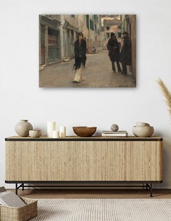 Foto 5 | Foto 5 | Cuadro Decorativo - Calle En Venecia- John Singer Sargent - Religión - 46x61 - Impresión En Lienzo - Fine Art Tj