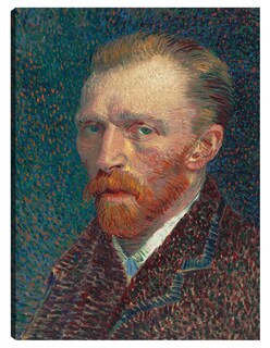 Foto 1 | Foto 1 | Cuadro Decorativo - Autorretrato 1887- Vincent Van Gogh - Fotografía - 28x36 - Impresión En Lienzo - Fine Art Tj