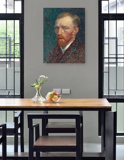 Foto 4 | Foto 4 | Cuadro Decorativo - Autorretrato 1887- Vincent Van Gogh - Fotografía - 28x36 - Impresión En Lienzo - Fine Art Tj