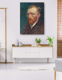Foto 5 | Foto 5 | Cuadro Decorativo - Autorretrato 1887- Vincent Van Gogh - Fotografía - 28x36 - Impresión En Lienzo - Fine Art Tj