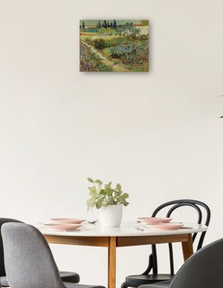 Foto 2 | Foto 2 | Cuadro Decorativo - Jardín En Arlés- Vincent Van Gogh - Paisaje - 28x36 - Impresión En Lienzo - Fine Art Tj