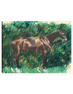 Foto 1 | Foto 1 | Cuadro Decorativo - Un Caballo- Pierre-auguste Renoir - Religión - 69x92 - Impresión En Lienzo - Fine Art Tj