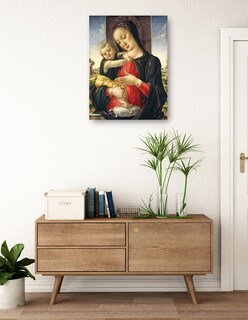 Foto 3 | Foto 3 | Cuadro Decorativo - Virgen Y El Niño, C. 1475- Bartolomeo Vivarini - Religión - 77x102 - Impresión En Lienzo - Fine Art Tj