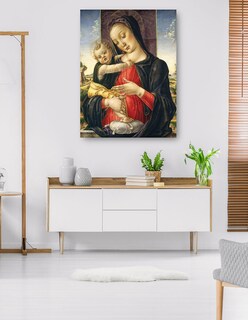 Foto 5 | Foto 5 | Cuadro Decorativo - Virgen Y El Niño, C. 1475- Bartolomeo Vivarini - Religión - 77x102 - Impresión En Lienzo - Fine Art Tj