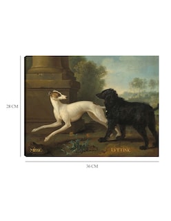 Foto 6 | Foto 6 | Cuadro Decorativo - Misse Y Luttine, 1729- Jean-baptiste Oudry - Fotografía - 28x36 - Impresión En Lienzo - Fine Art Tj
