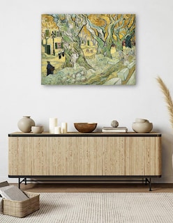 Foto 5 | Foto 5 | Cuadro Decorativo - Los Reparadores De Carreteras- Vincent Van Gogh - Paisaje - 28x36 - Impresión En Lienzo - Fine Art Tj