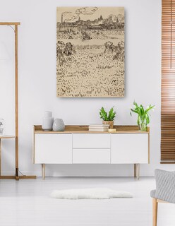 Foto 5 | Foto 5 | Cuadro Decorativo - La Cosecha (1888)- Vincent Van Gogh - Abstracto - 69x92 - Impresión En Lienzo - Fine Art Tj