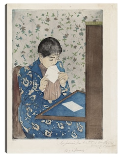 Foto 1 | Foto 1 | Cuadro Decorativo - La Carta (1890-1891)- Mary Cassatt - Fotografía - 46x61 - Impresión En Lienzo - Fine Art Tj