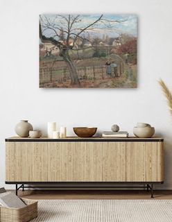 Foto 5 | Foto 5 | Cuadro Decorativo - La Cerca- Camille Pissarro - Religión - 28x36 - Impresión En Lienzo - Fine Art Tj