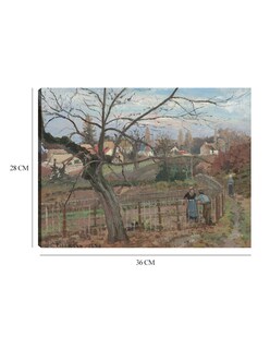 Foto 6 | Foto 6 | Cuadro Decorativo - La Cerca- Camille Pissarro - Religión - 28x36 - Impresión En Lienzo - Fine Art Tj